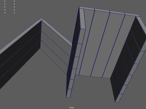 Low Poly Bench 07 3D Model