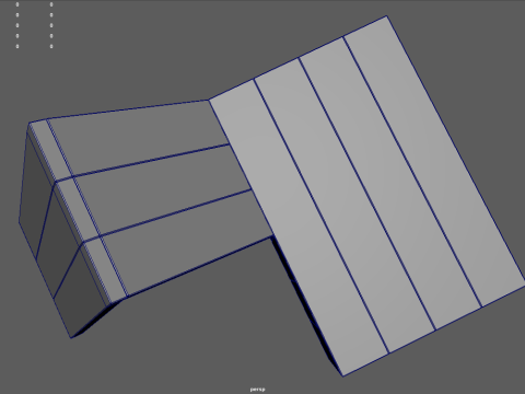Low Poly Bench 07 3D Model