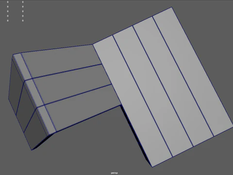 Low Poly Bench 07 3D Model