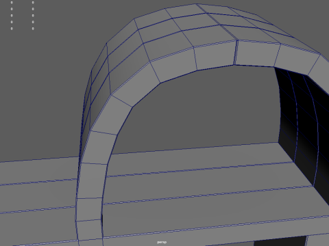 Low Poly Bench 09 3D Model