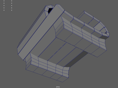 Low Poly Bench 012 3D Model