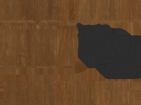 Low Poly Bench 012 3D Model
