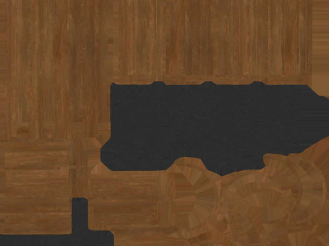 Low Poly Bench 013 3D Model