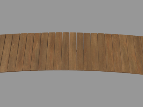 Low Poly Bench 014 3D Model