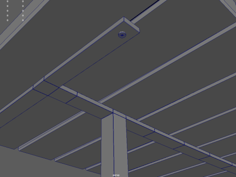 Low Poly Bench 014 3D Model