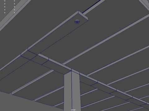 Low Poly Bench 014 3D Model