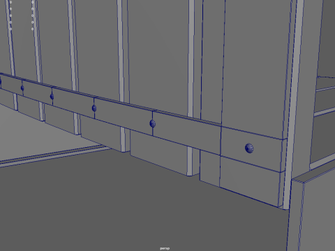 Low Poly Bench 016 3D Model