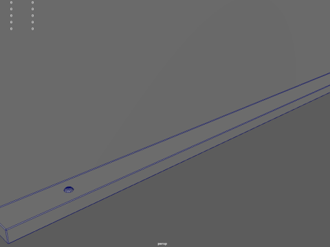 Low Poly Bench 016 3D Model
