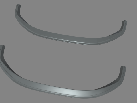 Front Bumper Lip Car 04 Modelo 3D