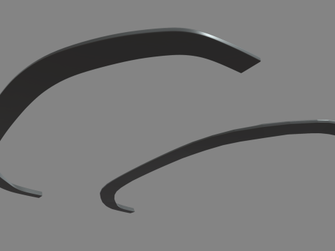 Front Bumper Lip Car 04 Modelo 3D