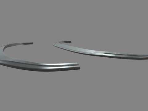 Front Bumper Lip Car 04 Modelo 3D