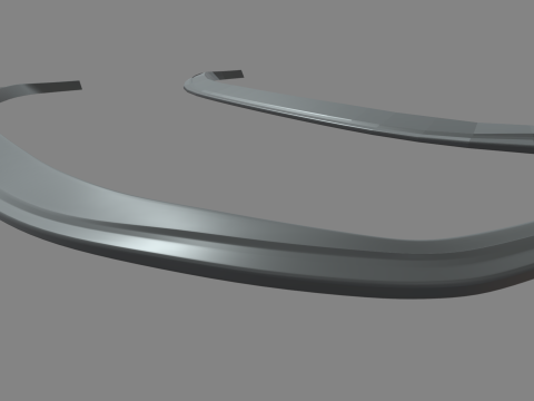 Front Bumper Lip Car 04 Modelo 3D