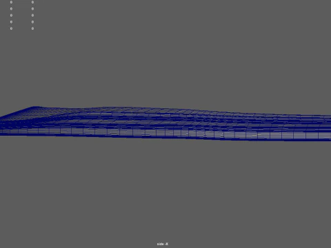 Front Bumper Lip Car 04 3D Model