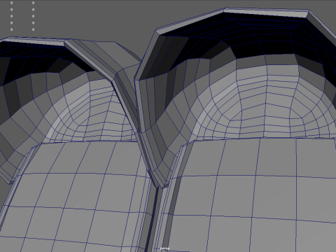 Low Poly Baby Double Stroller 3D Модель