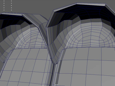 Low Poly Baby Double Stroller 3D Model
