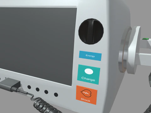 Defibrillator 3D Model