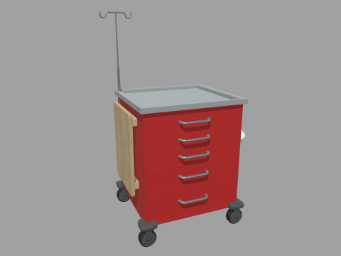 Emergency Cart 3Dモデル