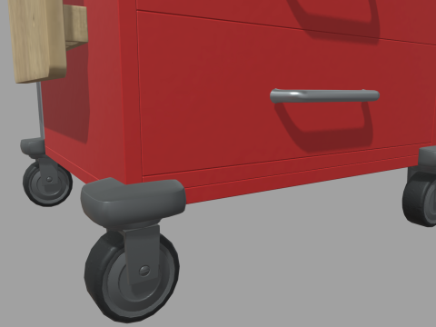 Emergency Cart 3D 모델