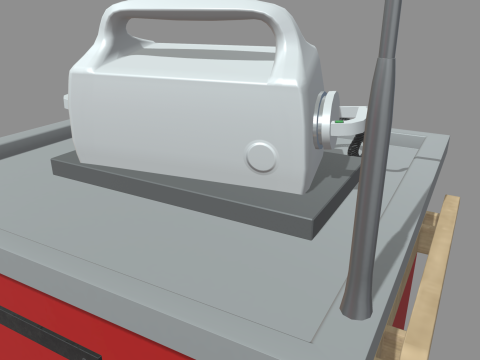 Emergency Cart With Defibrillator 3D Model