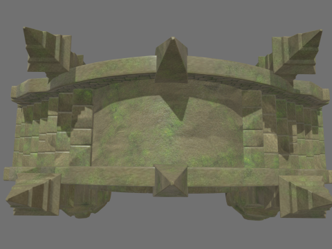 Medieval Bridge Cartoon 01 3D 모델