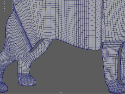 Beagle Key Ring Chain 01 3D Print Model
