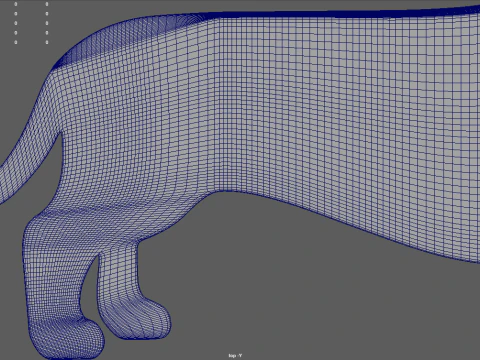 Dachshund Key Ring Chain 01 3D Print Model