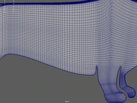Dachshund Key Ring Chain 01 3D Print Model