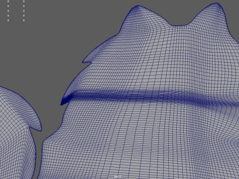 Pomeranian Key Ring Chain 01 3D Print Model
