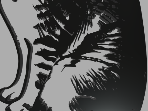 Cat 01 Silhouette 01 Modello di stampa 3D