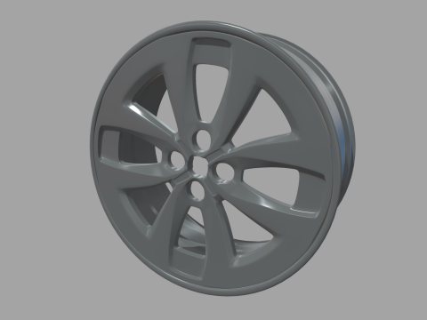Rim Car Custom 02 Modello 3D