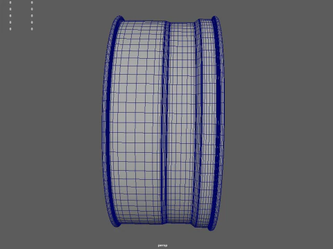 Rim Car Custom 02 3D Model