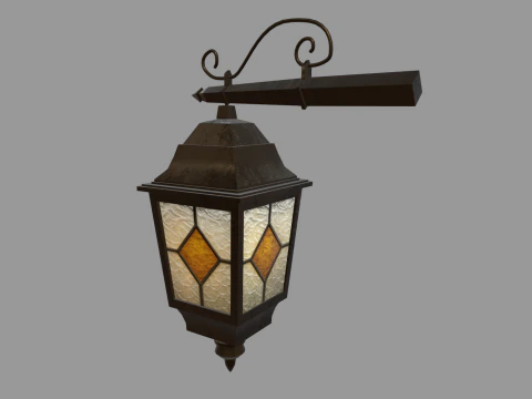 Old Lamp 02 3D Model