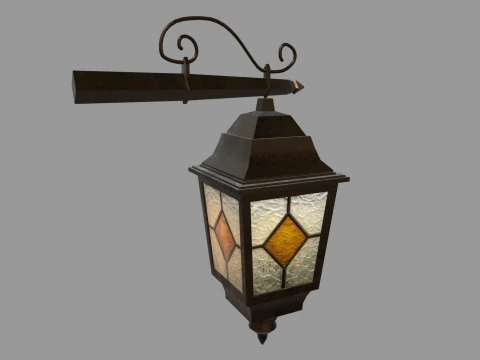 Old Lamp 02 3D Model