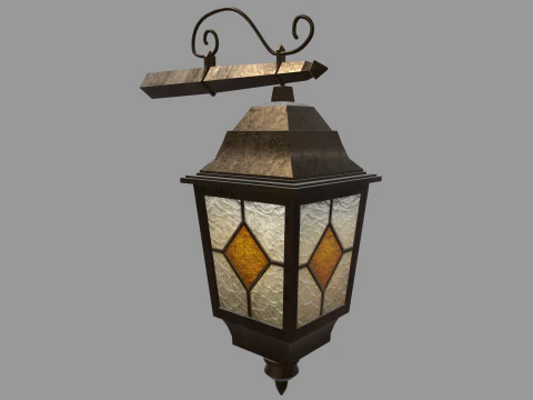 Old Lamp 02 3D Model