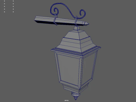 Old Lamp 02 3D Model