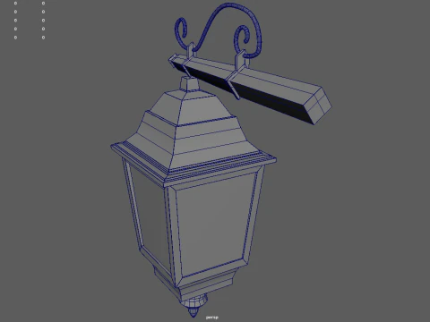 Old Lamp 02 3D Model
