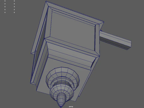 Old Lamp 02 3D Model