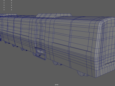 Low Poly Train 01 3D 模型