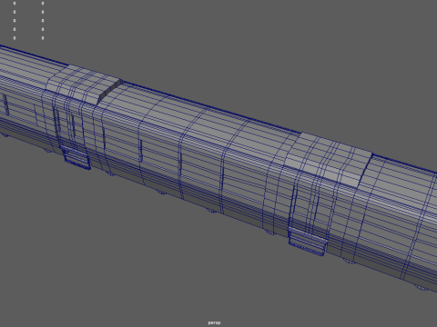 Low Poly Train 01 3D 模型