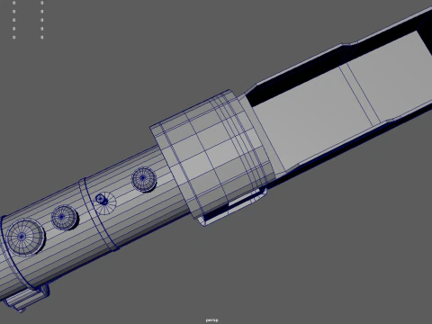 Low Poly Train 02 3D Model