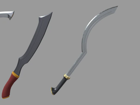 Old Weapons Pack 01 3D Model