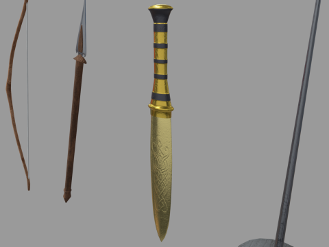 Old Weapons Pack 01 Modello 3D