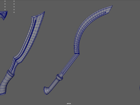 Old Weapons Pack 01 Modello 3D