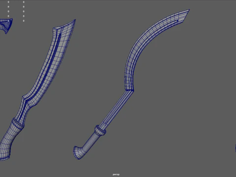 Old Weapons Pack 01 3D Model