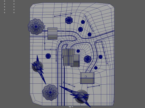 Halloween Scenary 01 3D Model