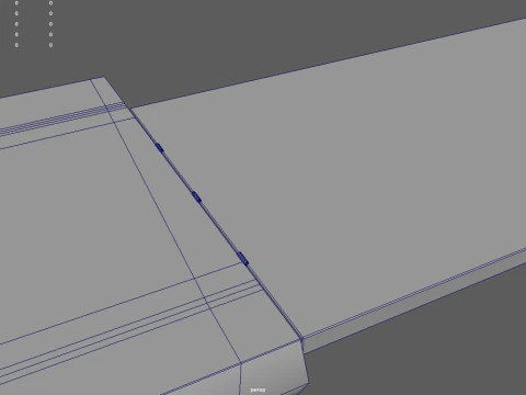 Vintage Bar Counter 3D Model