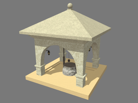Water Well Structure 3D 模型