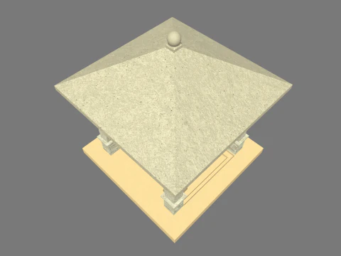 Water Well Structure 3D Model