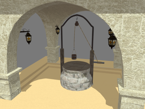 Water Well Structure 3D 模型