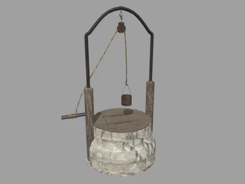 Water Well Structure 3D Model